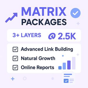 خرید بک لینک چند لایه | افزایش رتبه تضمینی با پکیج‌های ماتریکس