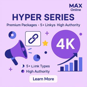 خرید بک لینک اعتبار بالا | قیمت و سفارش سری پکیج های هایپر مکس آنلاین