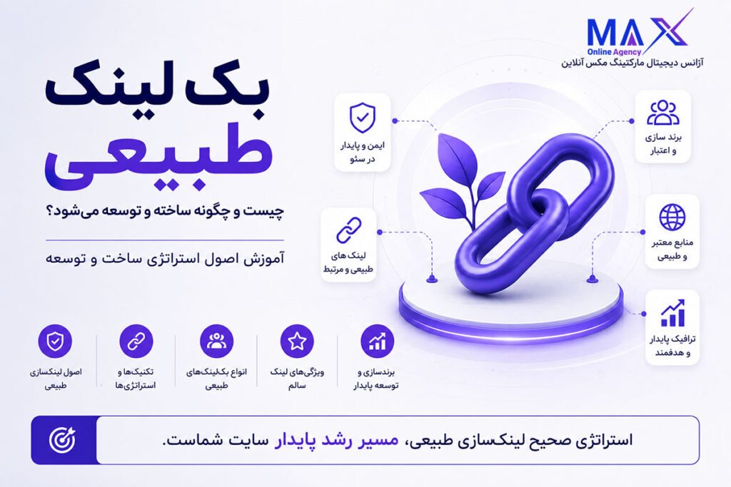 بک لینک طبیعی و استراتژی لینک‌سازی طبیعی مکس آنلاین